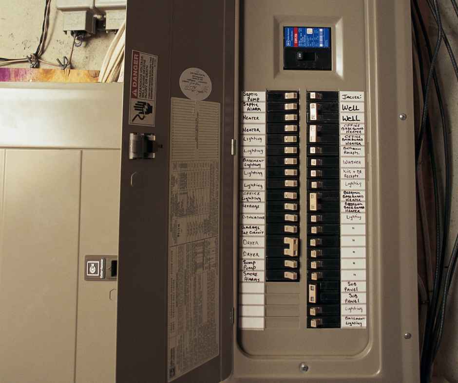 A home electrical panel